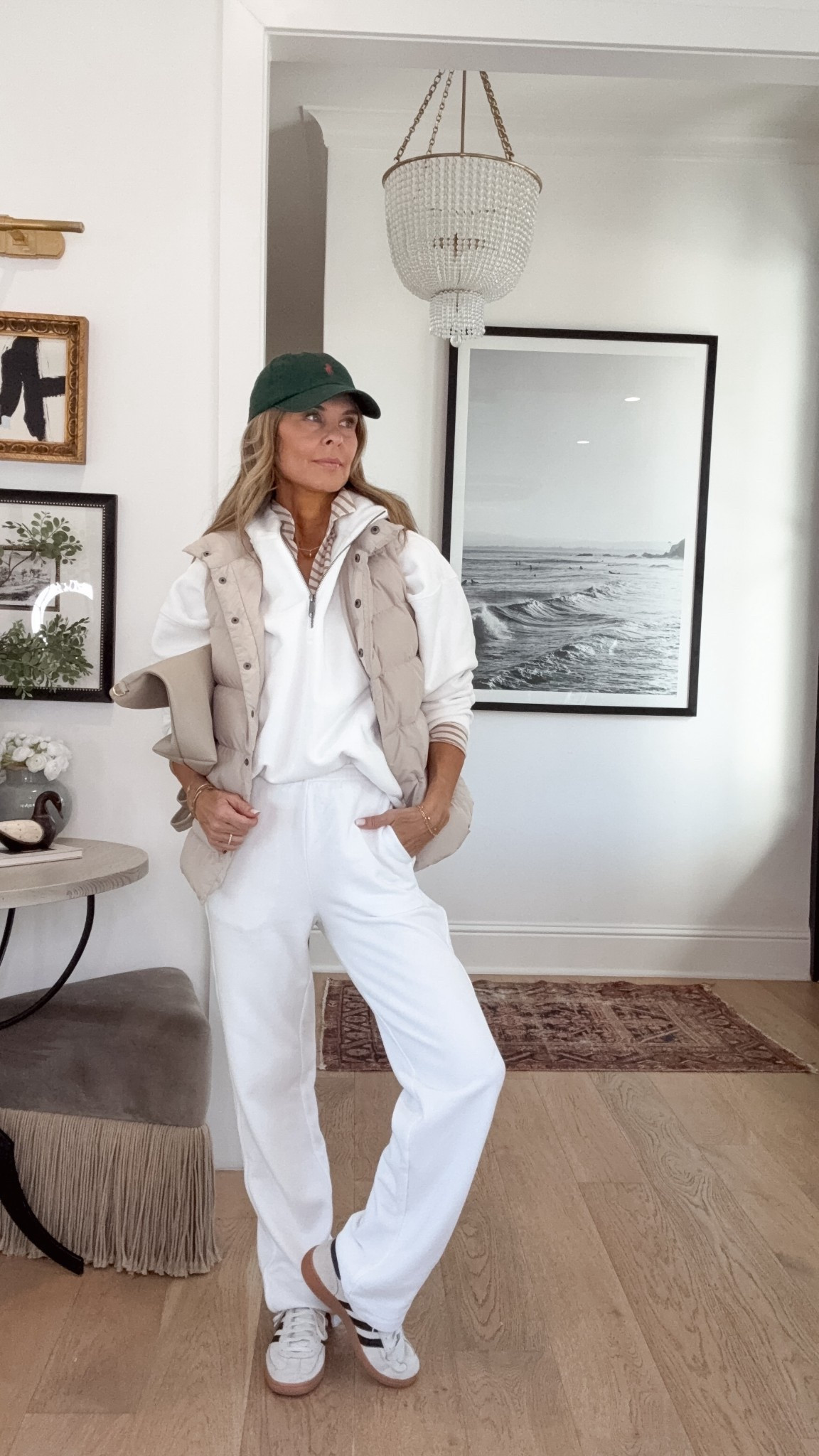 I’m 5’6”
-Sedona sweatpant sz XS
-Restore zip-up hoodie sz XS
-Patrick striped shirt-sz Small
-Brochu Walker Vest Sz S
-Sneakers TTS 

#LTKStyleTip #LTKOver40 #LTKActive