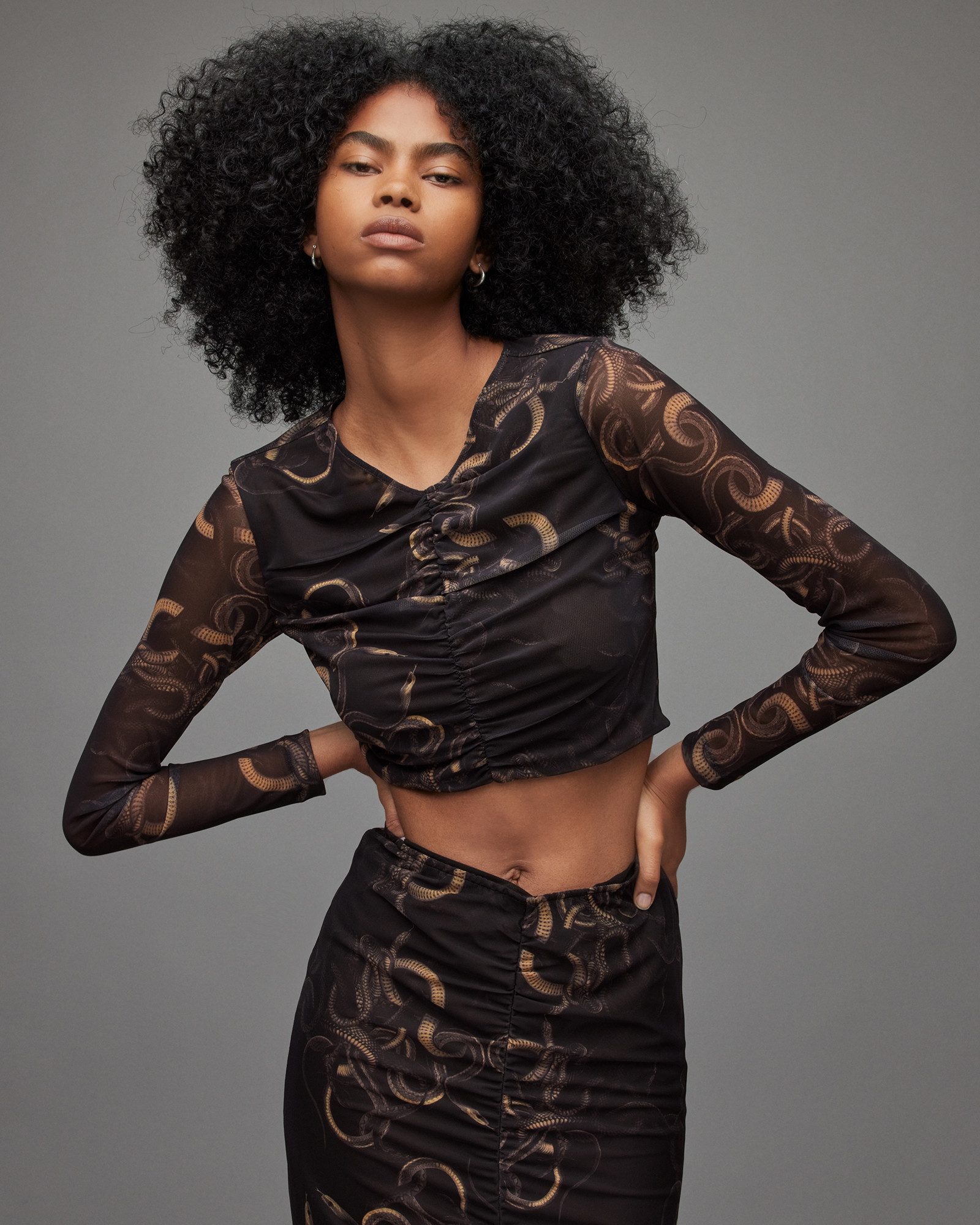 Tessia Tempest Top | AllSaints US