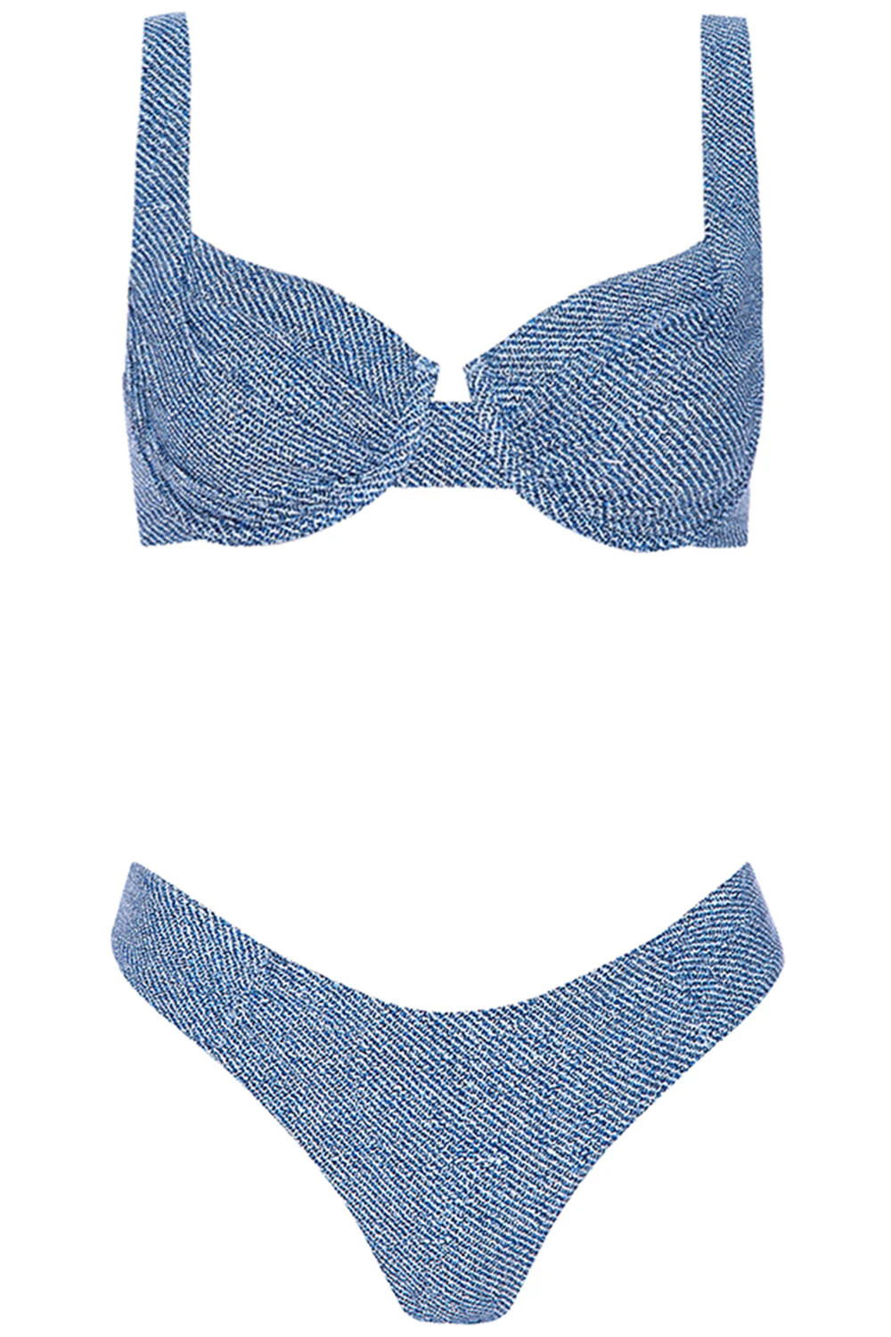 Aruba Bikini Denim Set | VETCHY