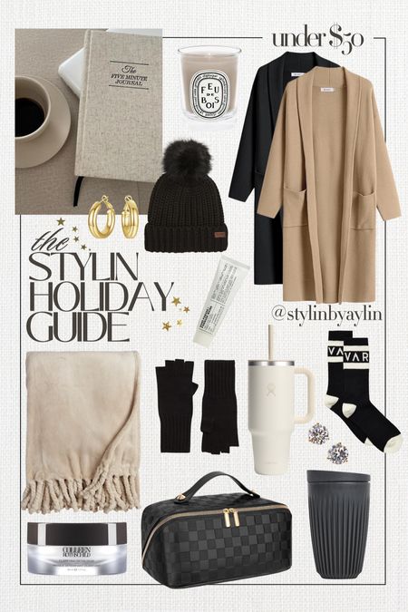 The Stylin Holiday Guide under $50! Gift ideas for her, gifts under $50, StylinByAylin 

#LTKSeasonal #LTKstyletip