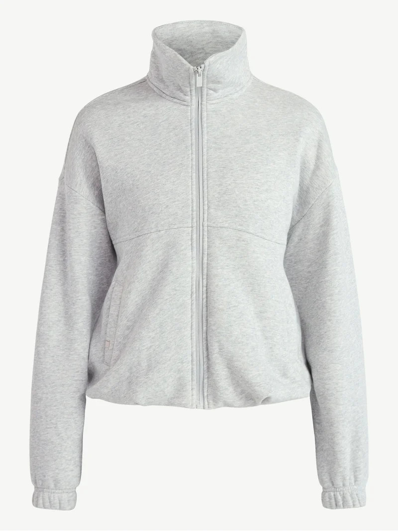 Athletic Works Women's Premium Fleece Active Jacket, Midweight, Sizes XS-4X | Walmart (US)