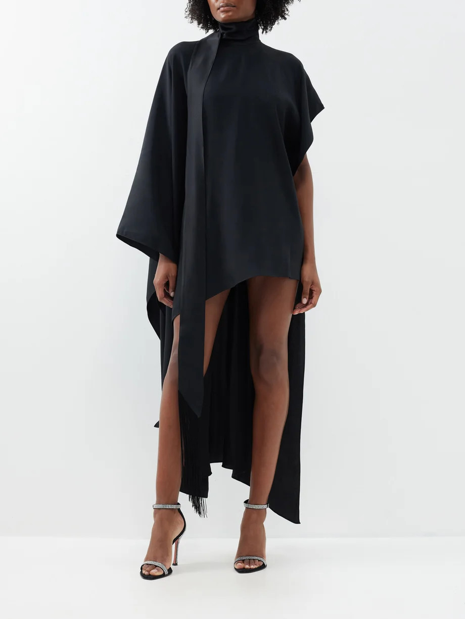 California asymmetric crepe kaftan dress | Matches (US)
