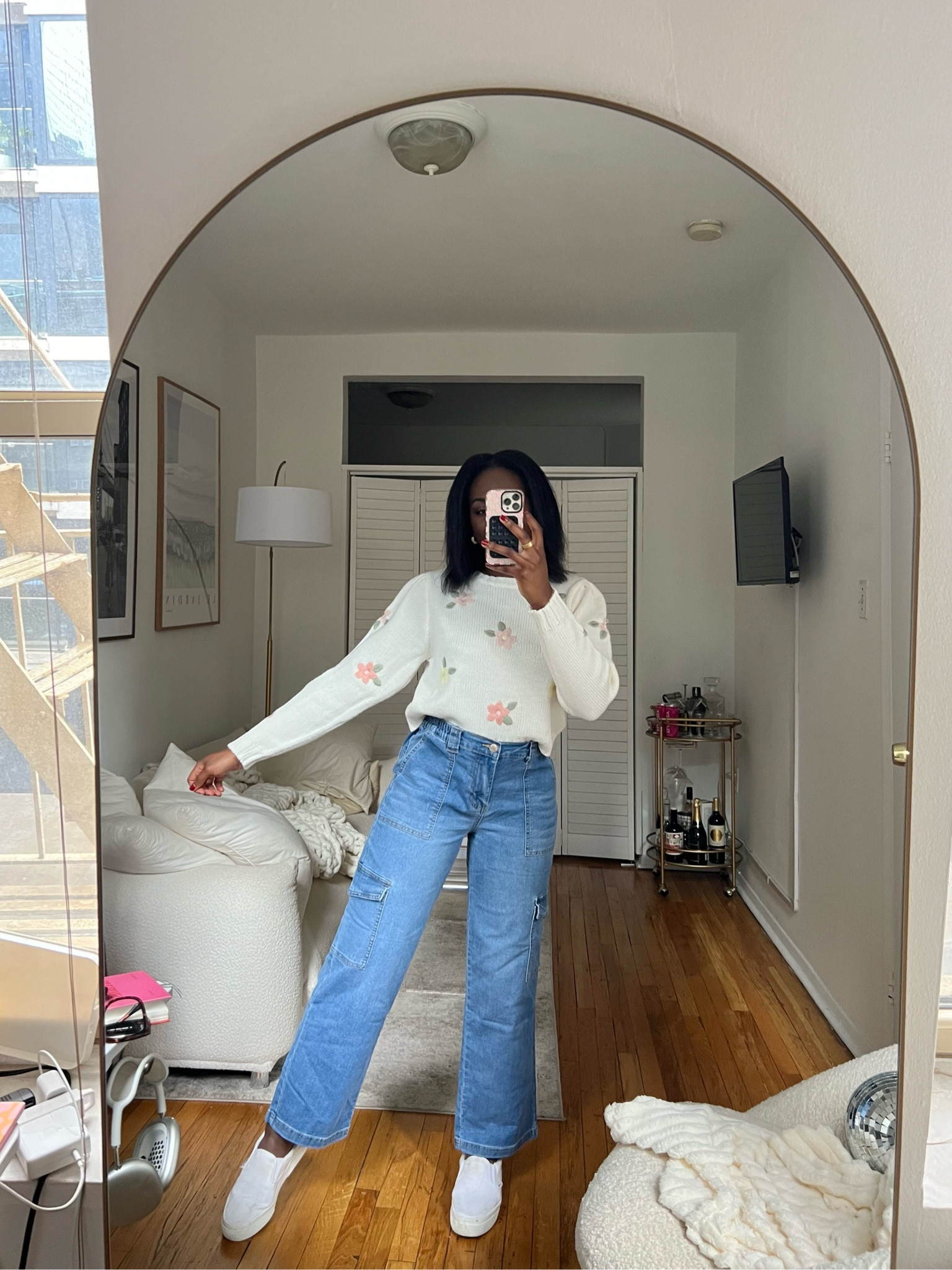 Use code NK10 to save!
Spring outfit, chic outfit, everyday outfit, spring looks, spring fashion, casual outfit, slip on sneakers, cargo pants, denim cargo, sweater outfit  

#LTKfindsunder100 #LTKSpringSale #LTKSeasonal