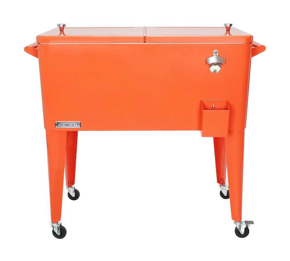 Classic Stand-Up Cooler with Bottle Opener, Orange | Pottery Barn (US)