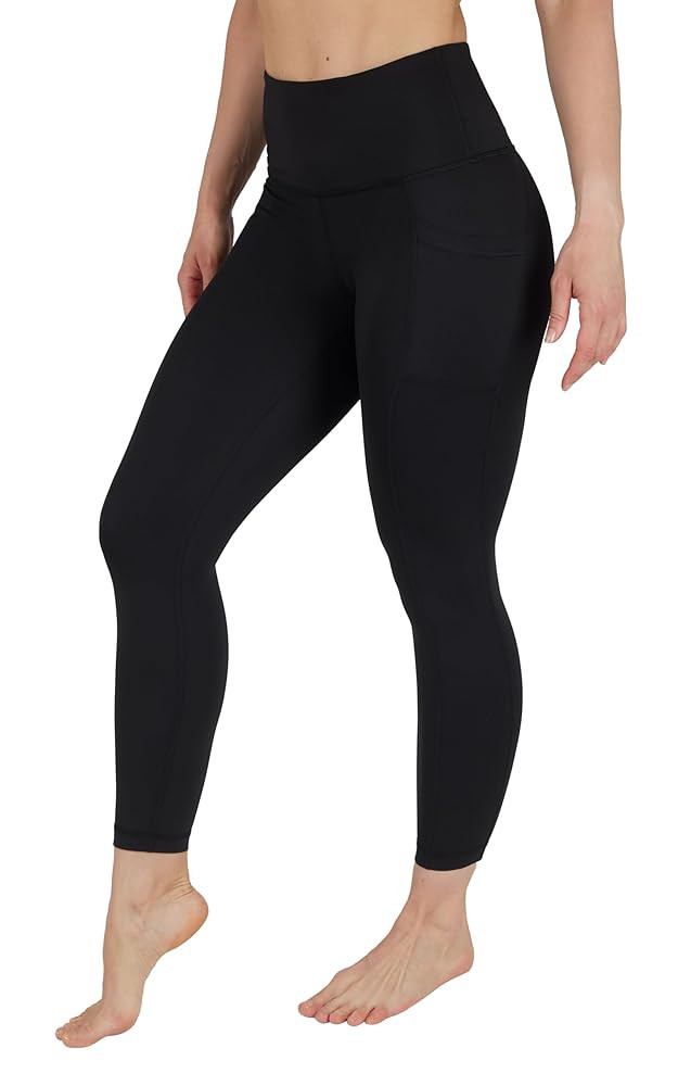 Yogalicious High Waist Ultra Soft 7/8 Ankle Length Leggings with Pockets for Women | Amazon (US)
