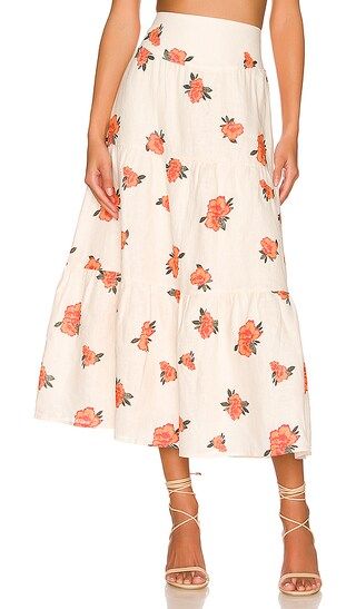 The Wynnie Skirt in Lulani Floral | Revolve Clothing (Global)