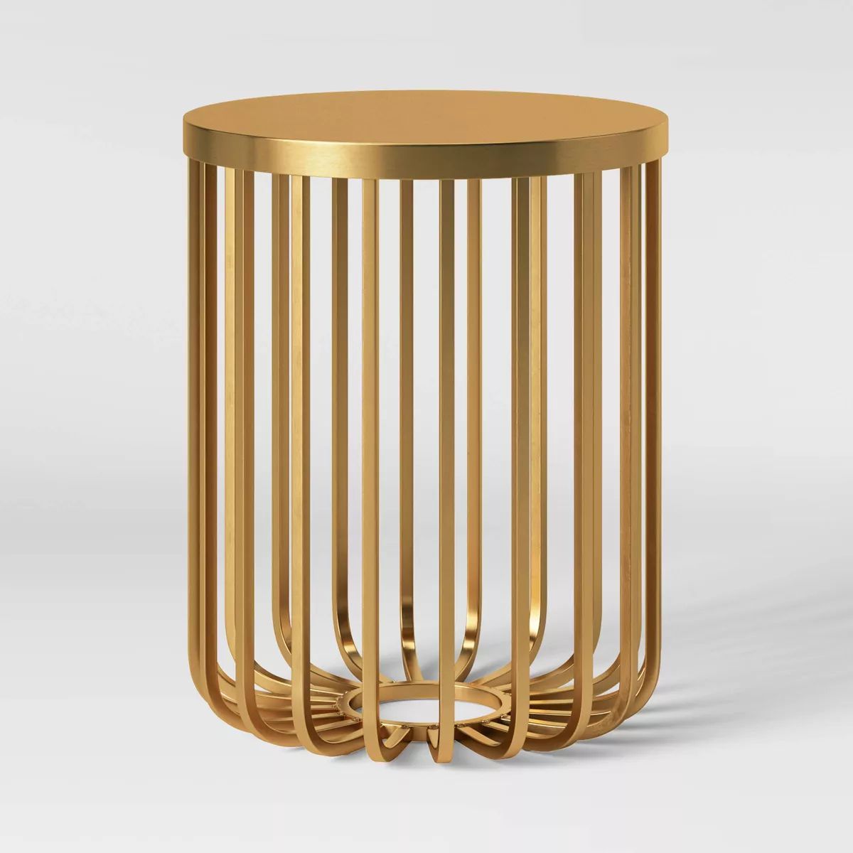 Kibara Cage Accent Table Brass - Threshold™ | Target