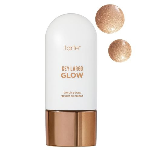 tarte key largo glow bronzing drops – Luminous Serum-Infused Liquid Bronzer with Vegan Squalane... | Amazon (US)