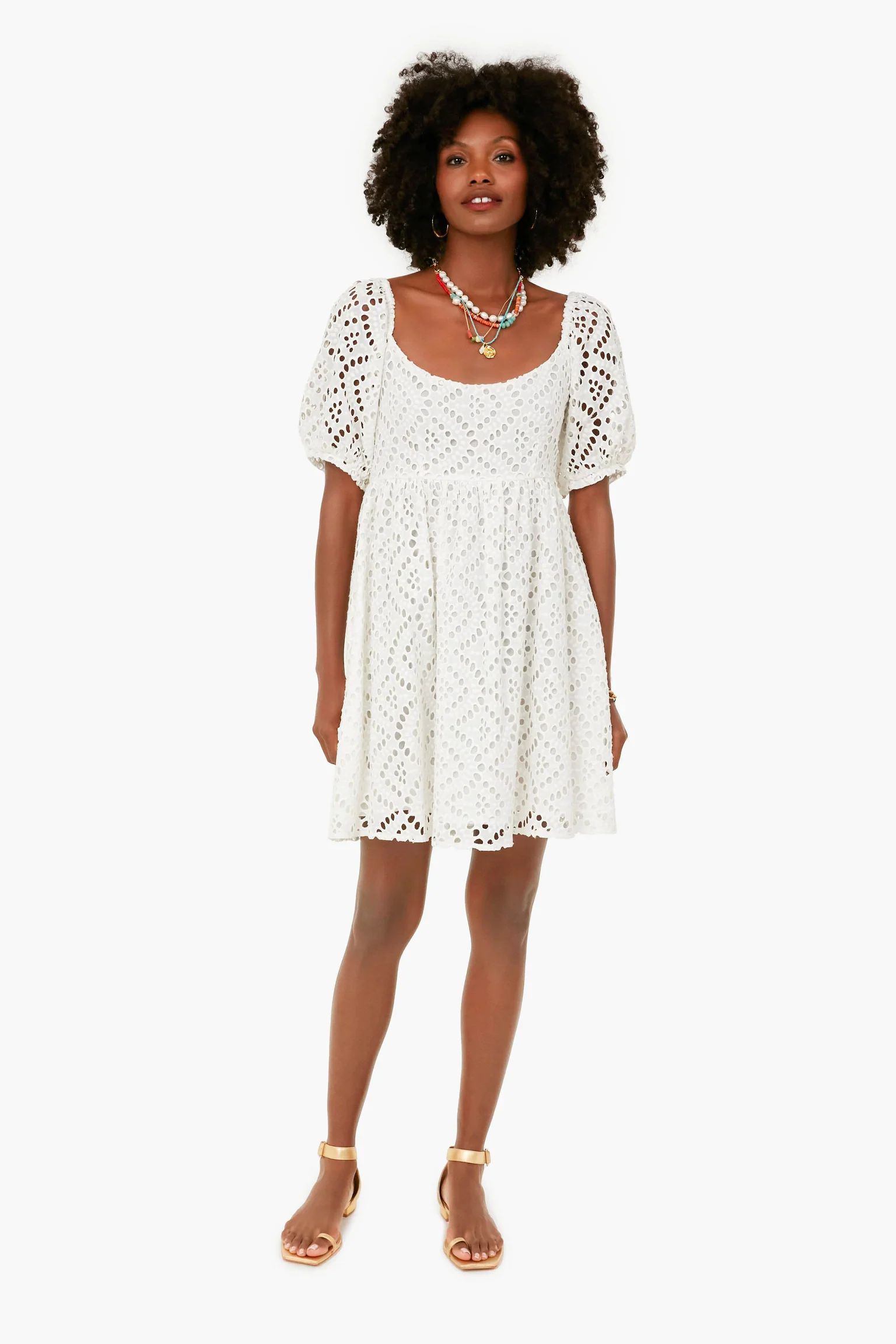 White Eyelet Abigail Dress | Tuckernuck (US)