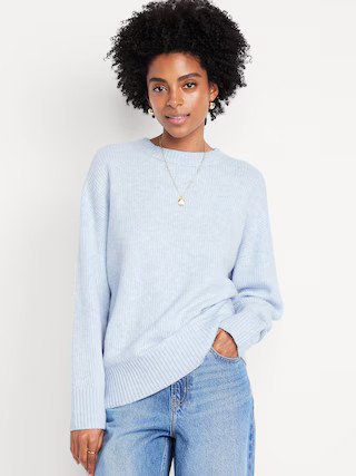 SoSoft Crew-Neck Tunic Sweater | Old Navy (US)