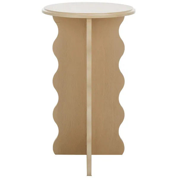 SAFAVIEH Lilith Wavy Accent Table - 15"W x 15"D x 22"H - Natural | Bed Bath & Beyond