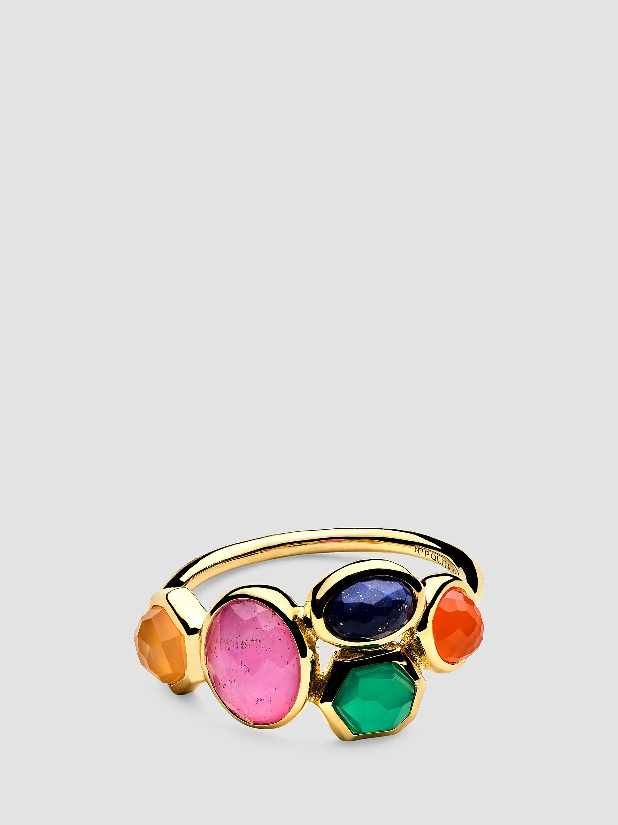 Ippolita Rock Candy\u00ae Gelato 18K Yellow Gold &amp; Multi-Gemstone Cluster Ring | Saks Fifth A... | Saks Fifth Avenue