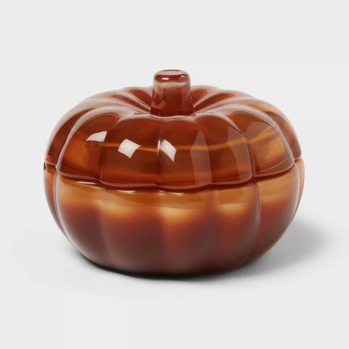 Lidded Glass Pumpkin Jar Candle - Threshold™ | Target