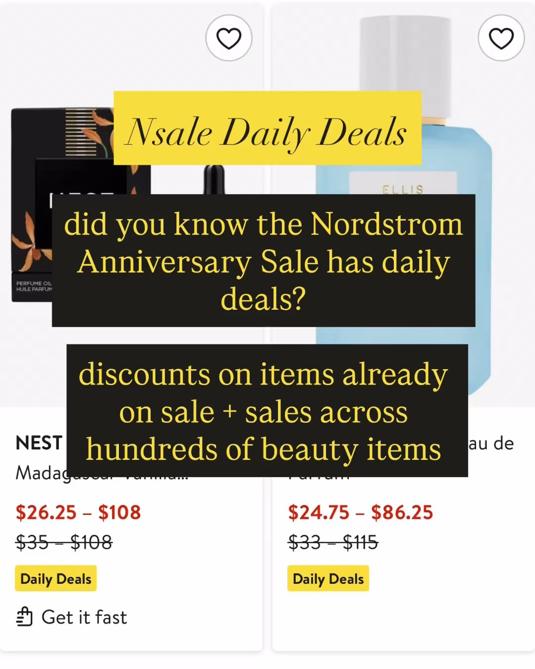 nordstrom anniversary sale daily deals! extra savings on fragrance + beauty

#LTKSaleAlert #LTKBeauty #LTKselfcare