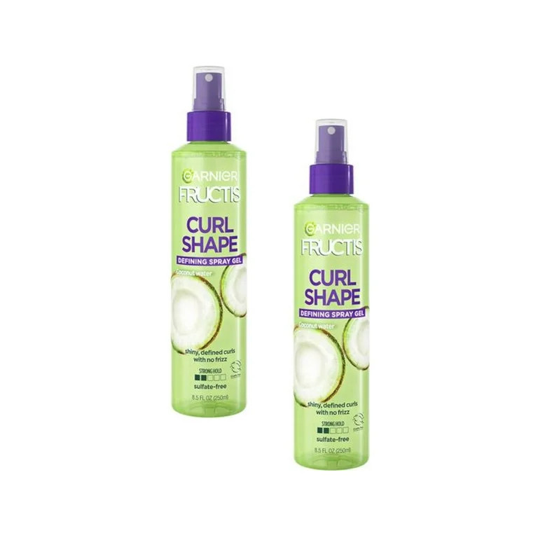 Garnier Fructis Style Curl Shape Defining Spray Gel, Curly, 8.5 Fl Oz, Pack of 2 (Packaging May V... | Walmart (US)