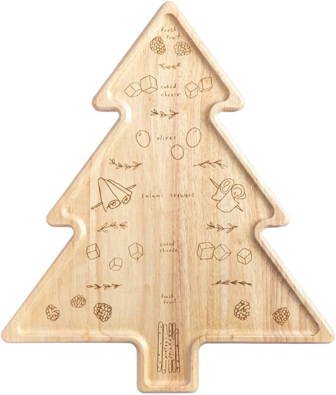 CharcuTree Board & Placement Guide - Best Gift for Housewarming & Foodies - Easy-to-Follow Christ... | Amazon (US)