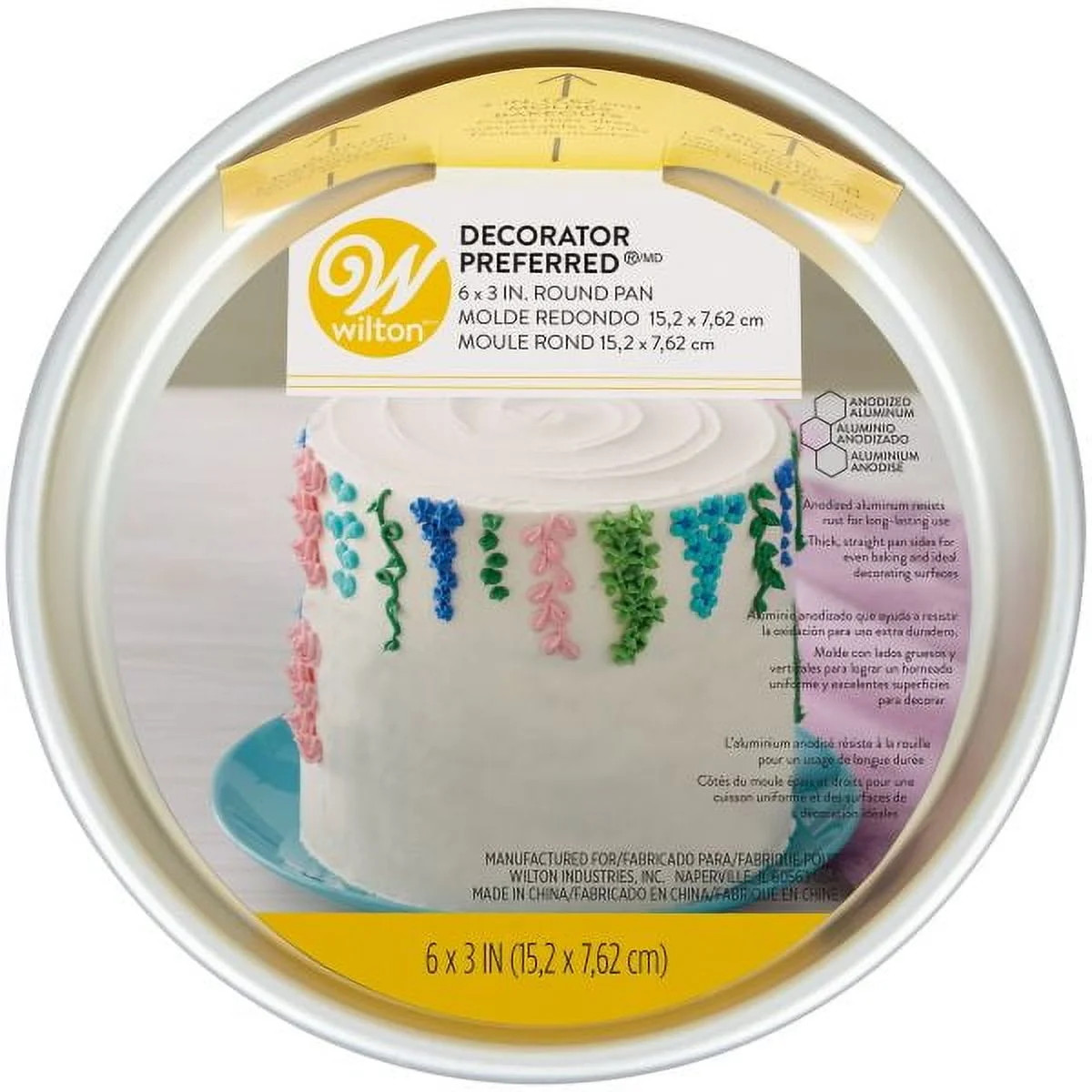 Wilton Decorator Preferred Cake Pan-Round 6"X3 | Walmart (US)