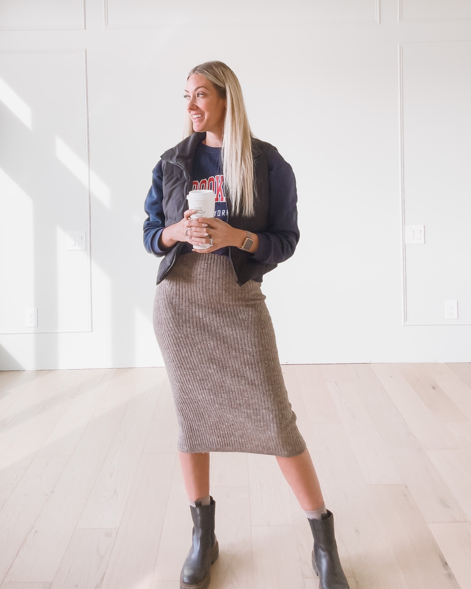 Transitioning dresses to cooler weather. 🥰 

#LTKstyletip #LTKworkwear #LTKunder50