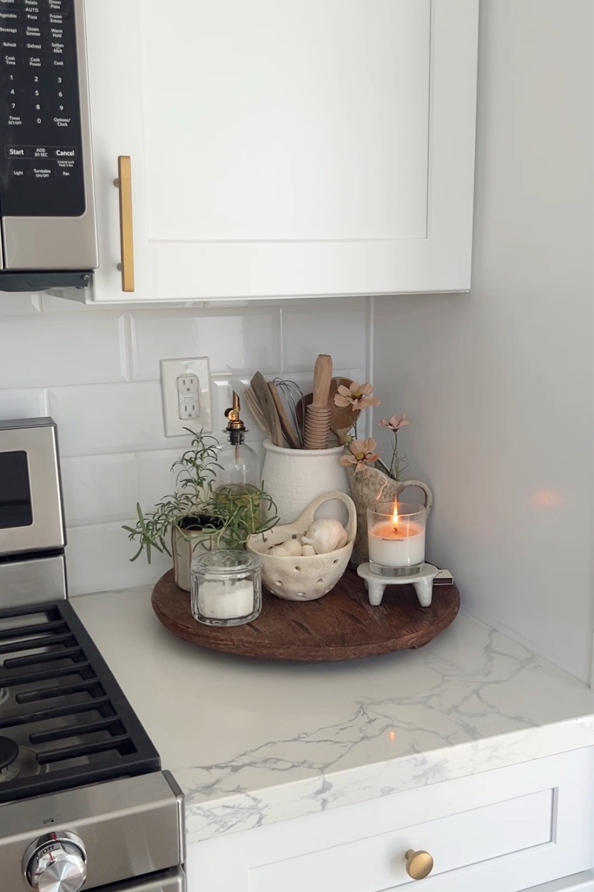 By the stove decor, McGee and co, organic decor, kitchen counter decor, kitchen decor 

#LTKHome #LTKFindsUnder50 #LTKStyleTip