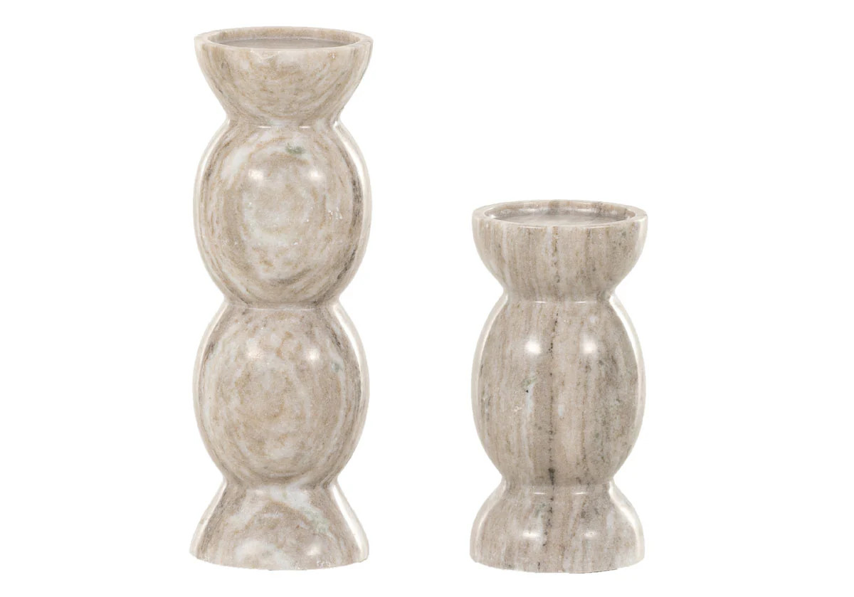KIVU PILLAR CANDLEHOLDER SET | Alice Lane Home Collection