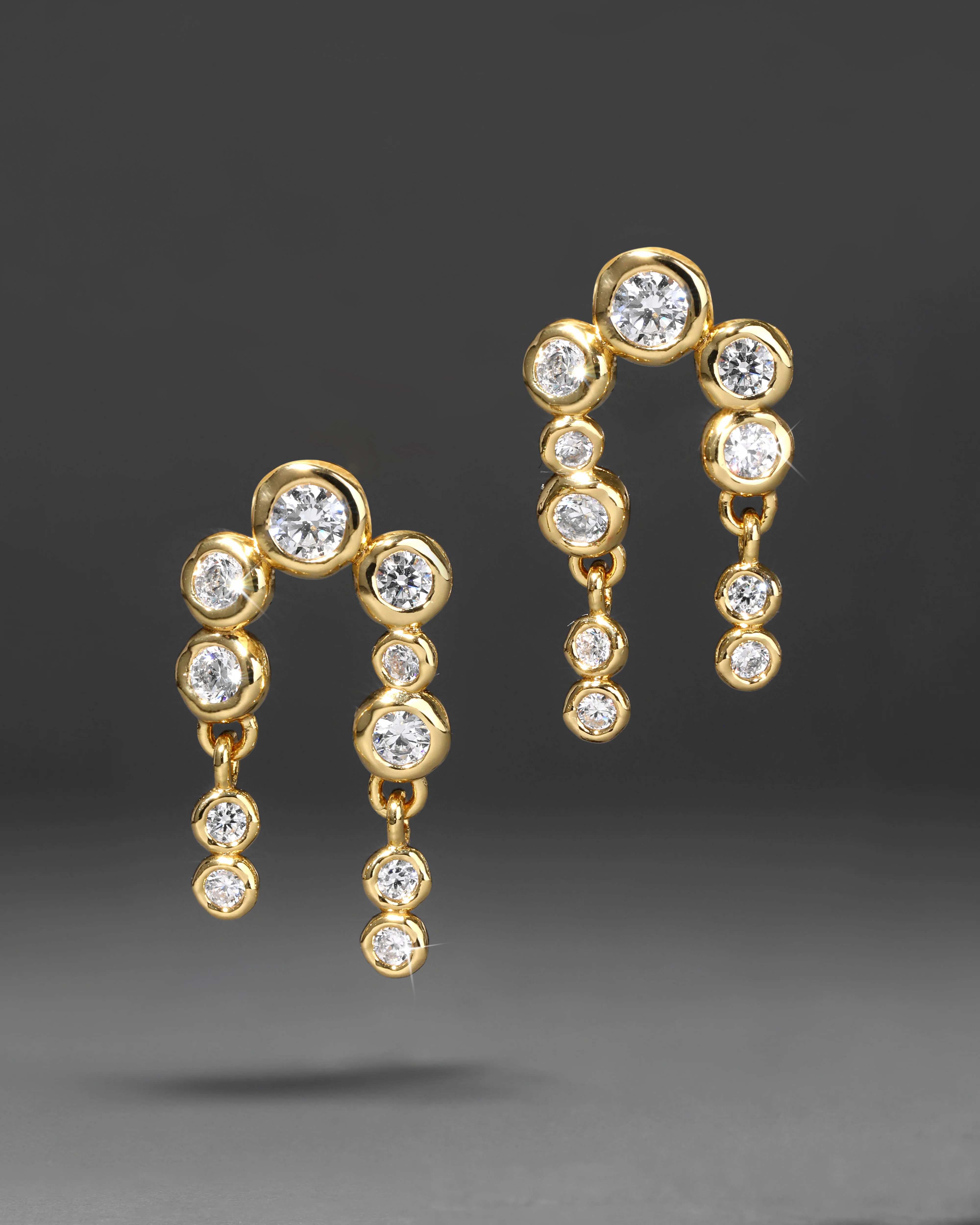 Asterales Gold Arched Post Earrings | Alexis Bittar | Alexis Bittar