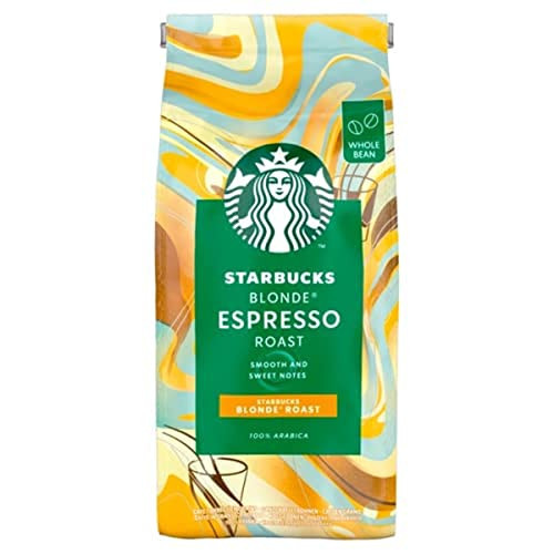 Starbucks Blonde Espresso Roast Whole Coffee Beans, 200g | Amazon (US)