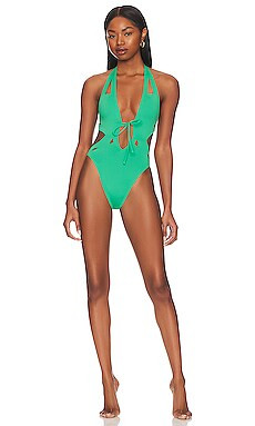 GIGI C Charlie One Piece in Emerald from Revolve.com | Revolve Clothing (Global)