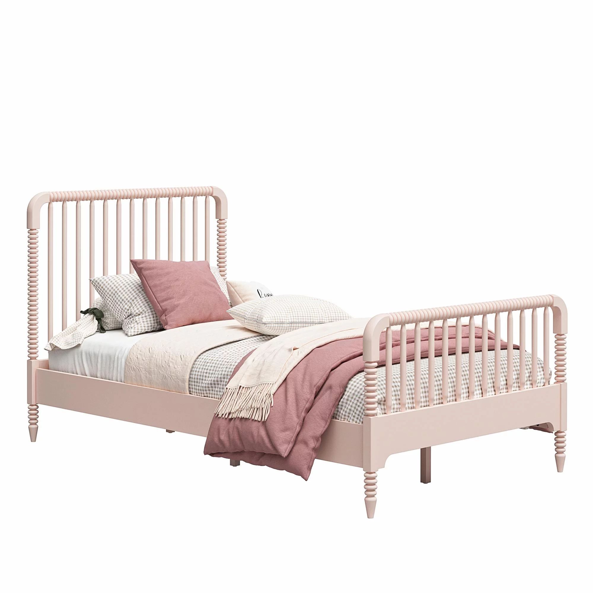 Little Seeds Rowan Valley Linden Kidsâ Twin Size Bed, Pale Pink | Walmart (US)