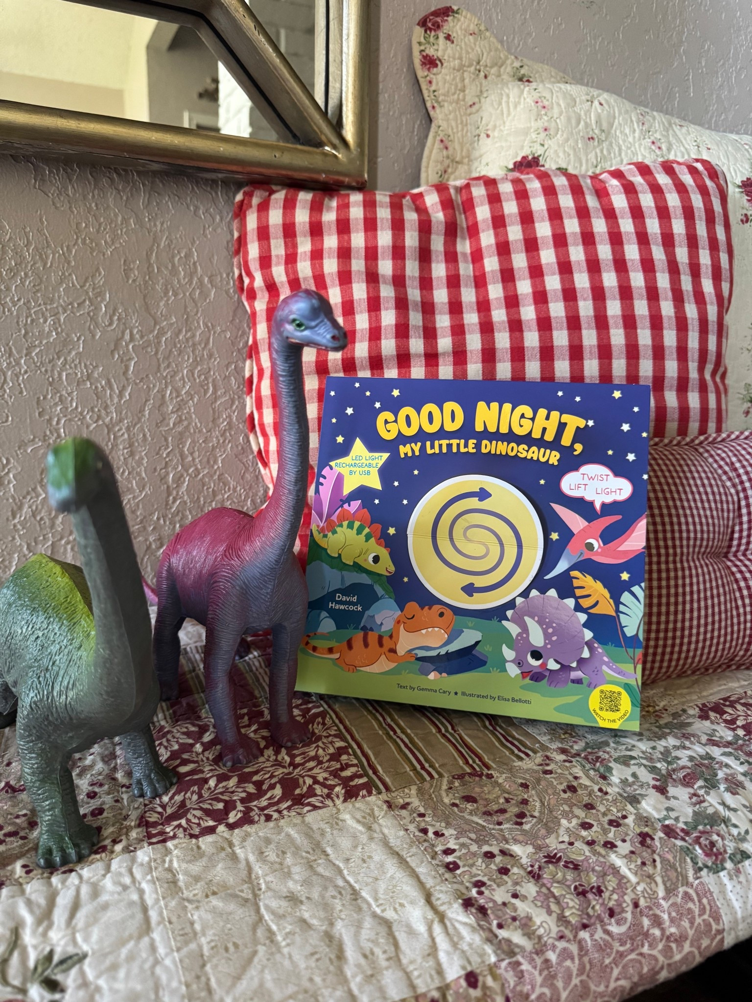 Sweetest part of bedtime lately! This adorable pop up/light up Dino bedtime book. I’ve never seen a book do this before and honestly it genius! So fun and so engaging for little ones. 
#bookideas #toddlerbooks #booksfortoddlers #books #bedtimeroutine 