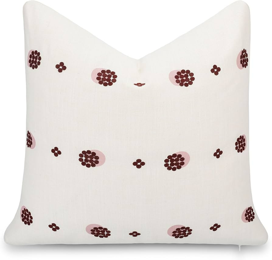 Crumbs Home Modern Farmhouse California Casual Indoor Outdoor Throw Pillow Cover, 20"x20" Water R... | Amazon (US)