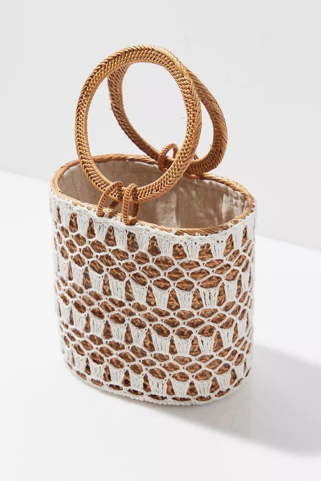 Folk Fortune Charleston Rattan Handbag | Urban Outfitters (US and RoW)