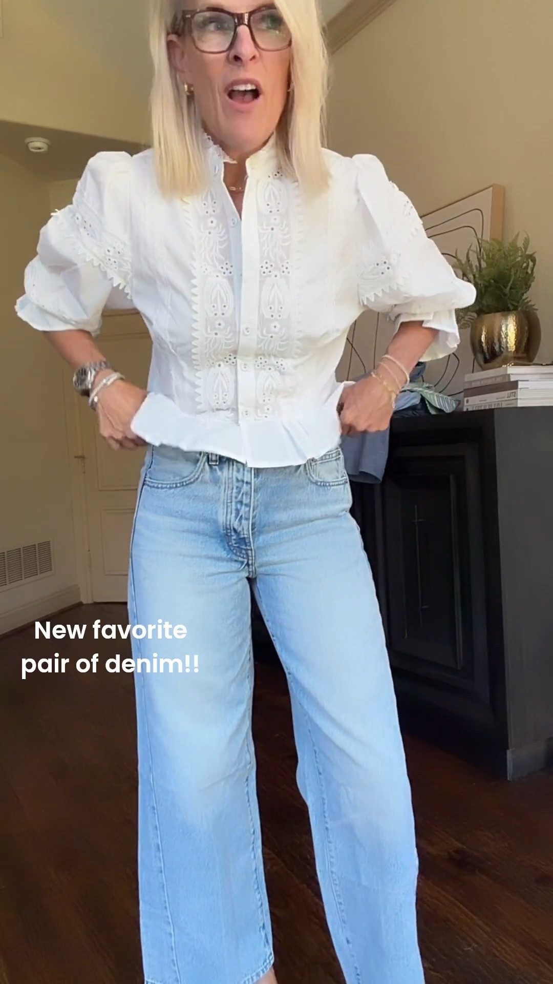 Sharing with you just as I unboxed them because there is a sale currently
Use code ADDTOCART ￼for 20% off @jcrew orders $200+
Wearing true size of 27

These denim are my new favorite!!
They look and feel like pricier premium denim 
￼

#LTKdayinmylife #LTKSaleAlert #LTKOver40