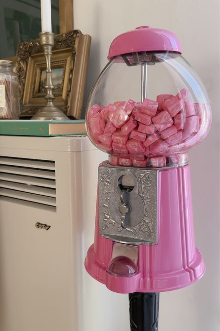 fun home decor, Great Northern Popcorn 83-DT5683-P Gumball Machine, 15", Pink, pink aesthetic, for the home, living room, home accents, apartment, amazon finds, on sale now, Starburst All Pink Strawberry Fruit Chews Candy, 50 Ounces Resealable Party Size Bag

#LTKfindsunder50 #LTKfindsunder100 #LTKhome