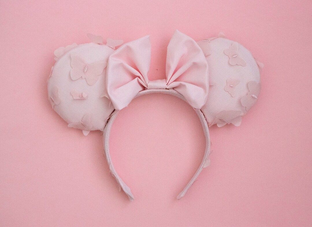 Pink Butterfly Mickey Ears | Etsy (US)