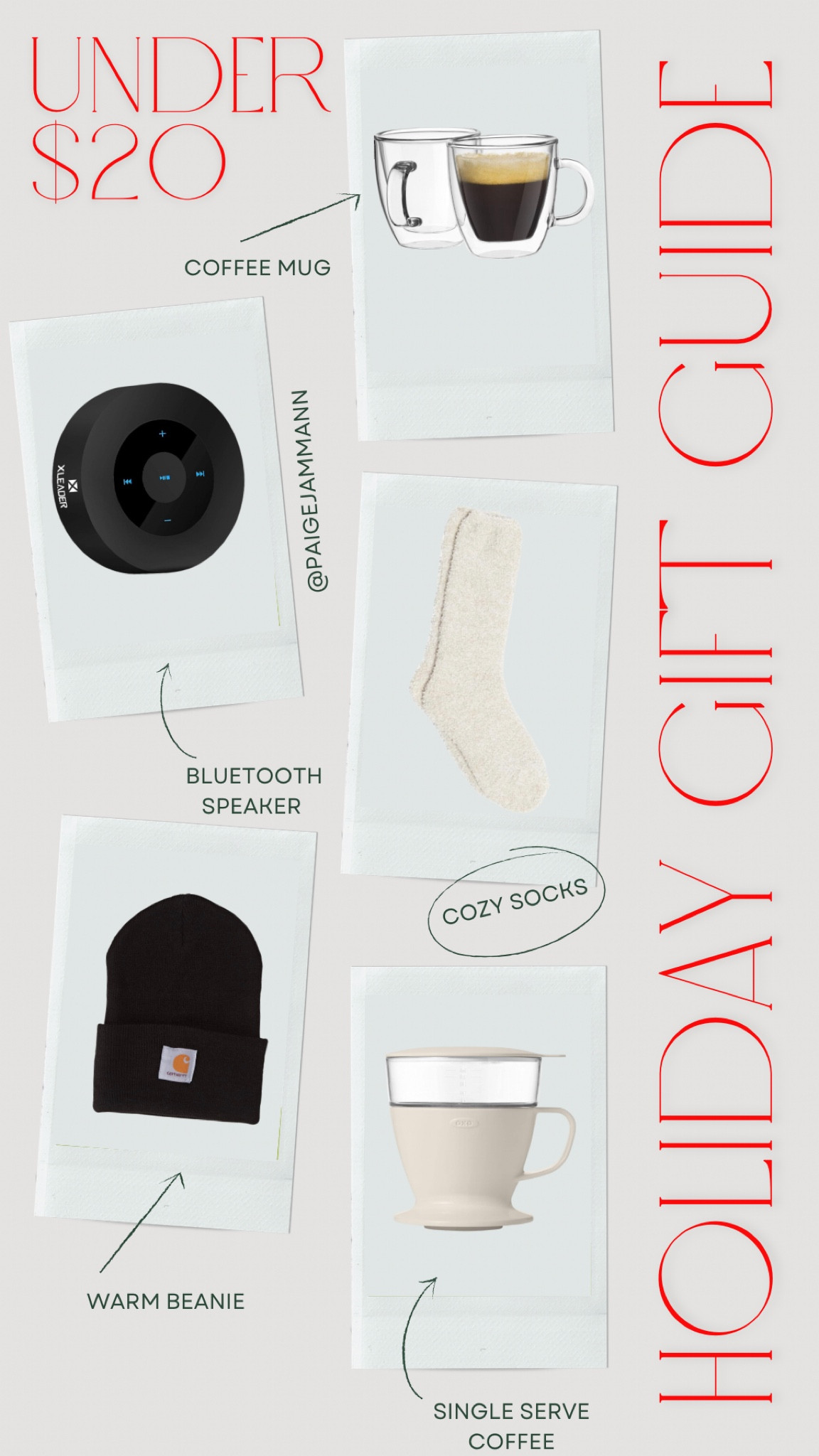 Gifts under $20, secret Santa, white elephant, cheap gifts, stocking stuffers 

#LTKGiftGuide #LTKHoliday #LTKSeasonal