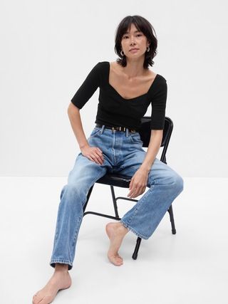 Modern Sweetheart Corset T-Shirt | Gap (US)