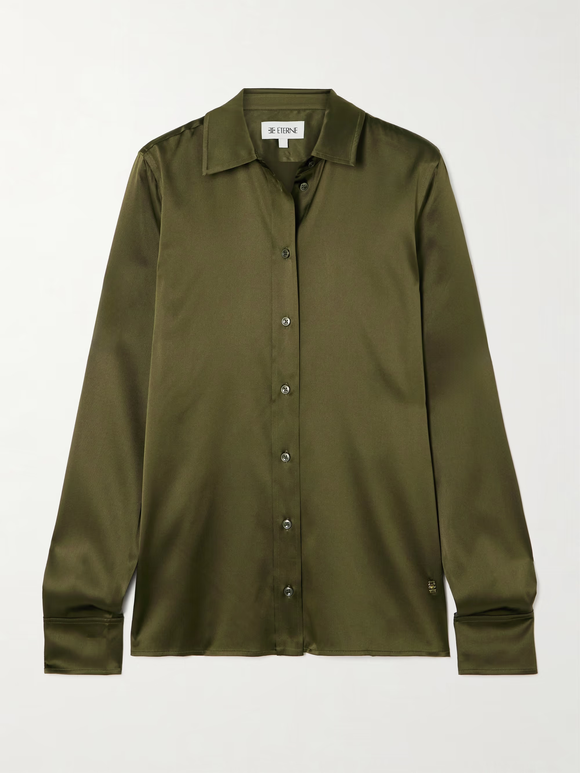 Constance silk-blend satin shirt | NET-A-PORTER APAC