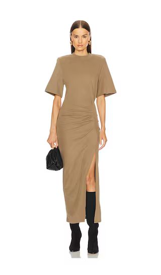 Lexia Dress in Light Khaki | Revolve Clothing (Global)