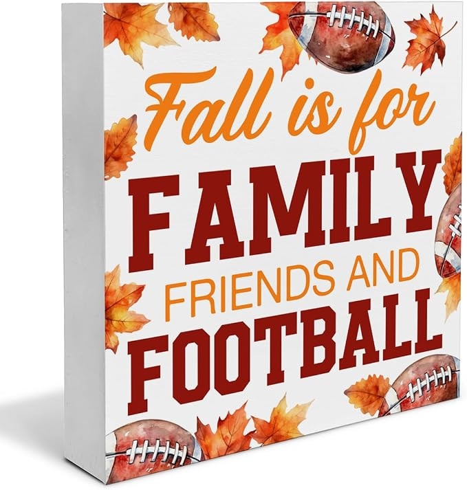 Fall Football Decor Football Table Decorations for Home Office | Amazon (US)