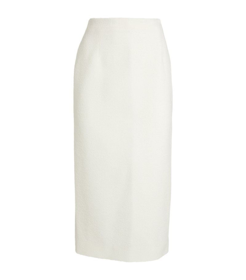 Alessandra Rich Bouclé Midi Skirt | Harrods