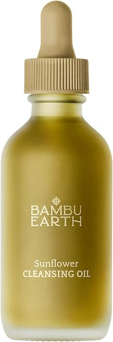 Bambu Earth Sunflower Cleansing Oil - Daily Face Cleanser & Makeup Remover for Clear Skin - Gentl... | Amazon (US)
