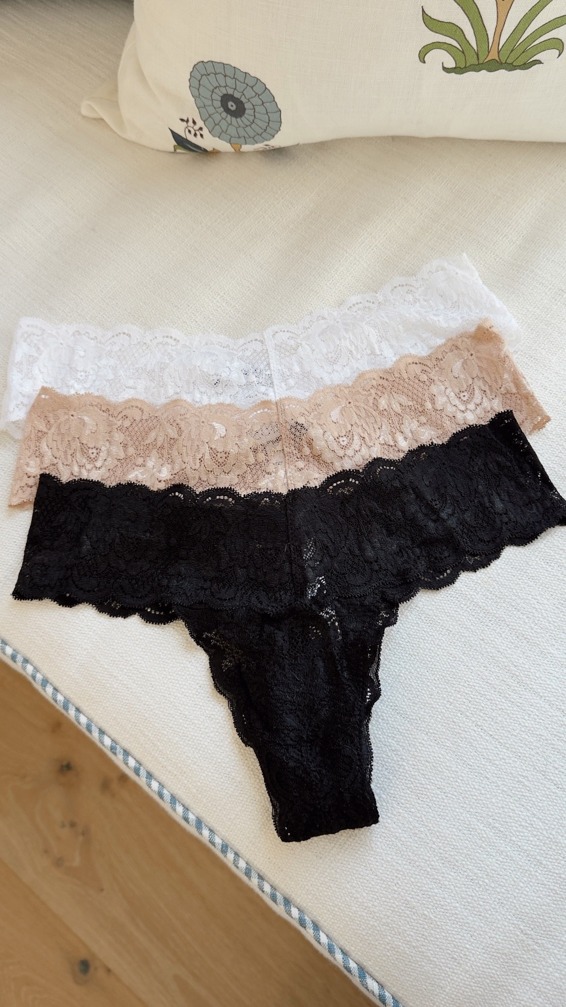 These are the only thongs I’ll wear!! I’m normally not a thong person, but these are a MUST in my book to wear with certain pants! I tossed all my Hanky Panky ones for these… which IYKYK is a big deal!

#LTKmomlife #LTKOver40 #LTKmorningroutine