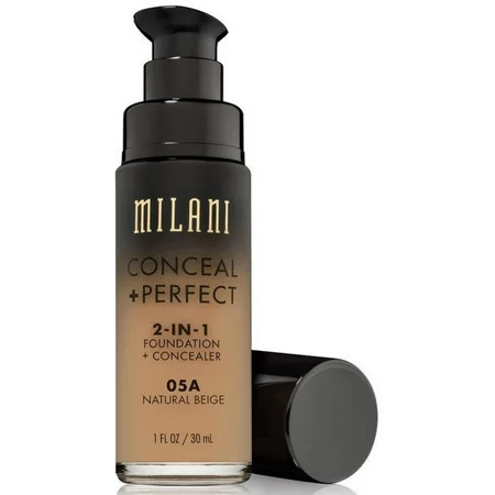 Milani Conceal + Perfect 2-in-1 Foundation + Concealer Natural Beige | Walmart (US)