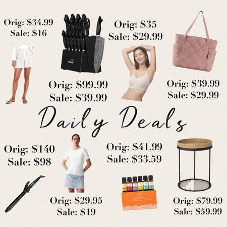 Daily Deals | Home Decor | Essential Oils | Summer Fashion | Beauty Tools | Travel Bag

#LTKsalealert #LTKbeauty #LTKtravel