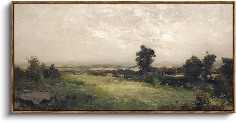 InSimSea Extra Large Framed Vintage Wall Art, Living Room Country Farmhouse Decor, Wilderness Lan... | Amazon (US)