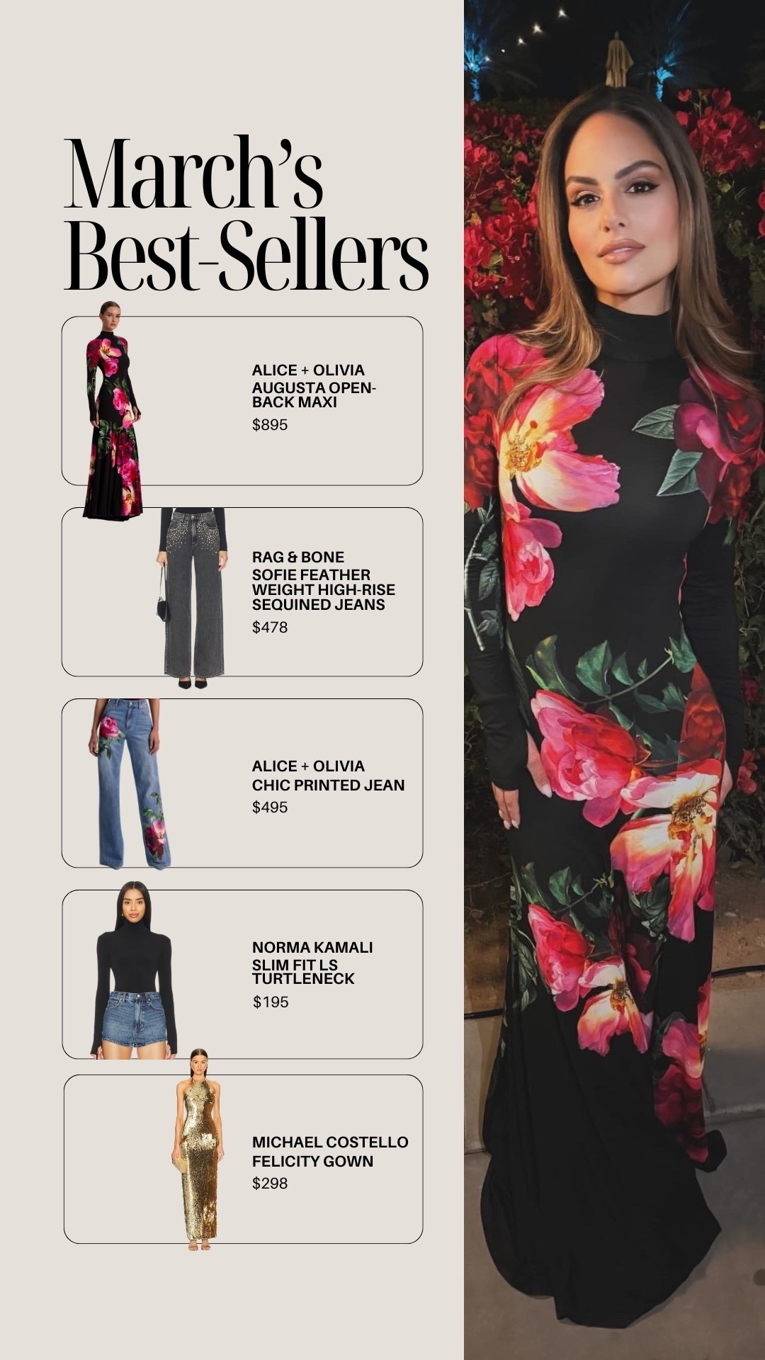 Your favorite picks of March 🌺  @Alice + Olivia, @Revolve

#LTKootd #LTKFestival #LTKPetite