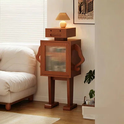 Jaecee Robot End Table with 360° Rotation | Wayfair North America