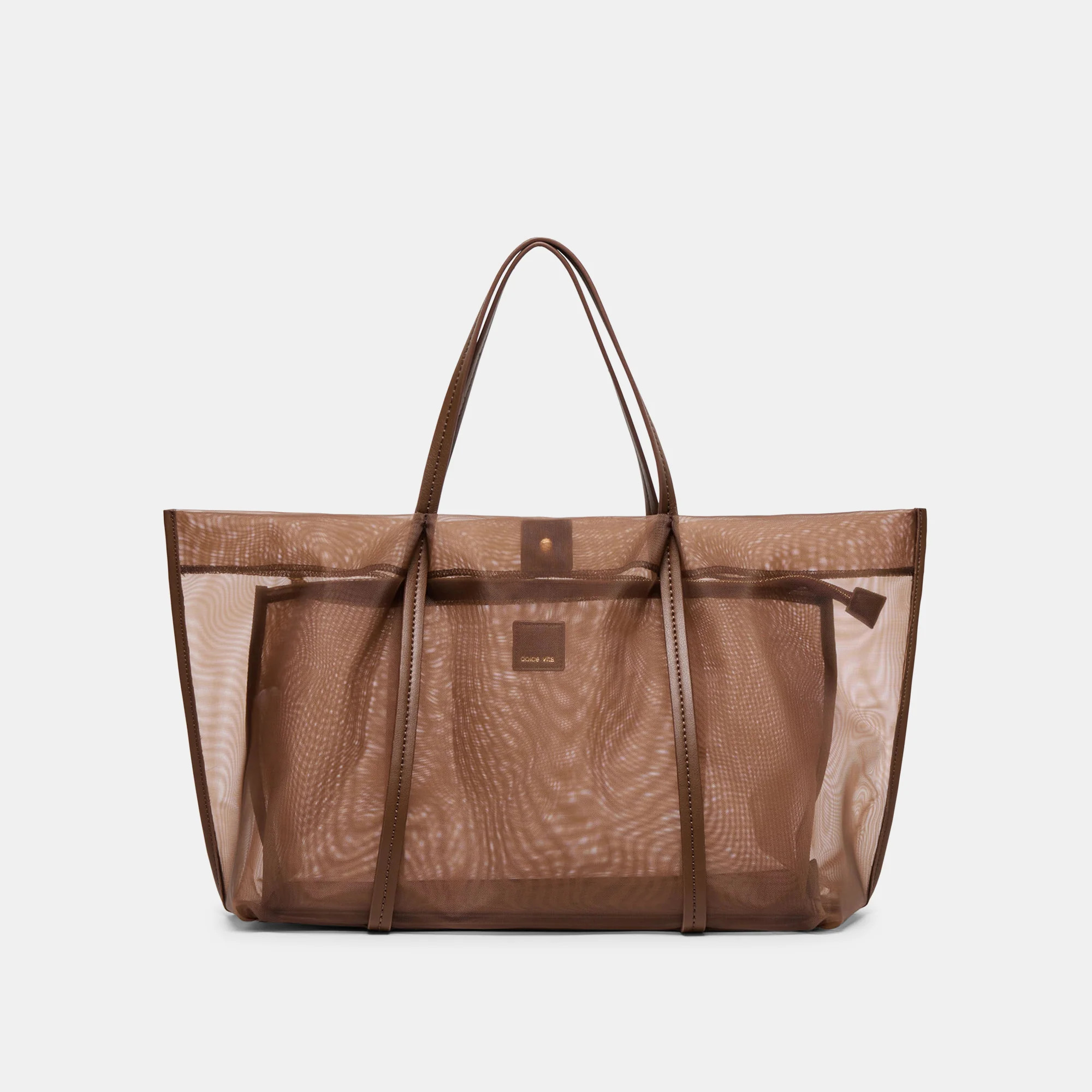 Aislin Chocolate Mesh Tote | Dolce Vita | DolceVita.com