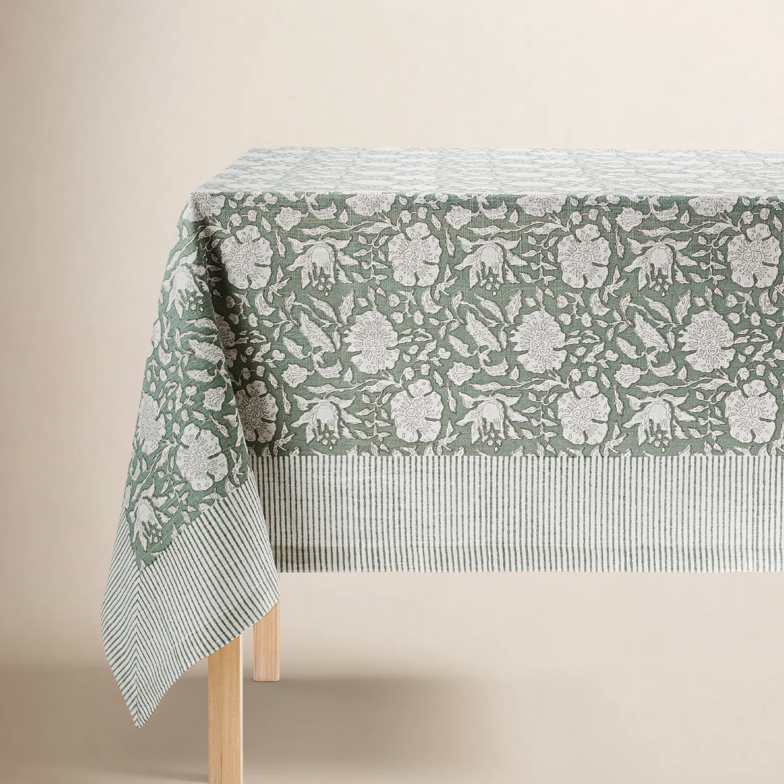 over&back Hand-Blocked Tablecloth | Wayfair North America