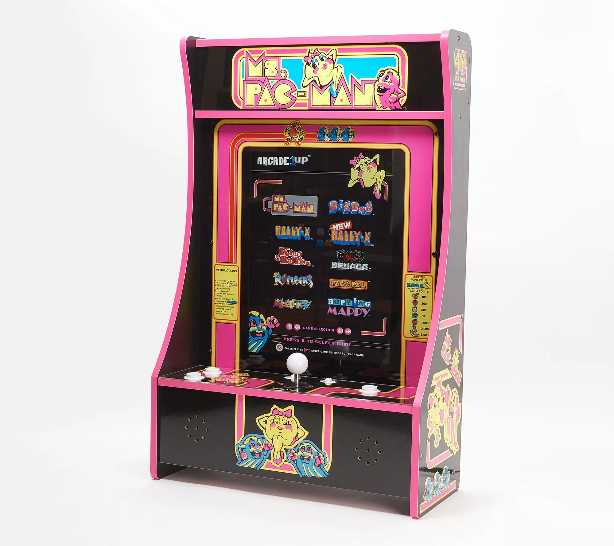 Arcade1Up 10 Game PartyCade Plus Portable Home Arcade Machine | QVC